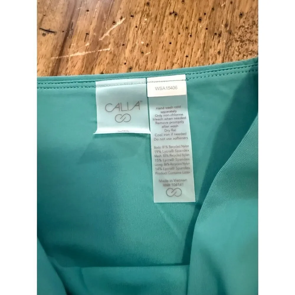 Calia HW twist front bikini bottoms size XS
